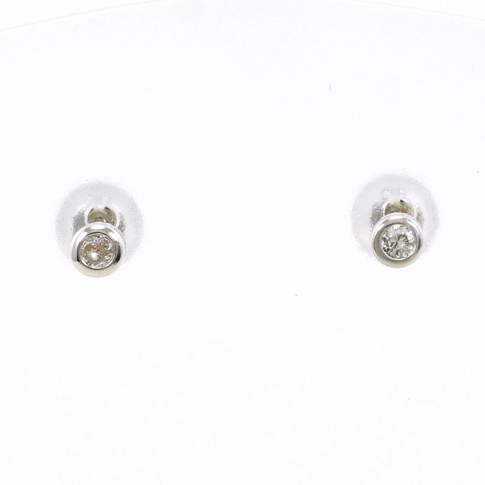 VINTAGE Silver Diamond Earrings
